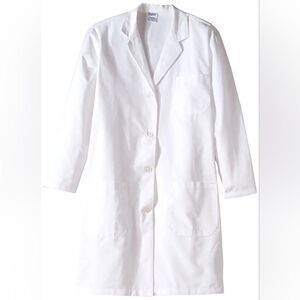 NY Threads White Lab Coat Size Small